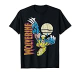 Marvel X-Men Wolverine Claws Out Action Shot Camiseta