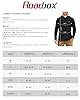 Roadbox Men's Sun Protection Swim Hoodie Long Sleeve, Quick Dry Fishing Shirts Lightweight, UV Breathable Running Tops Black #5