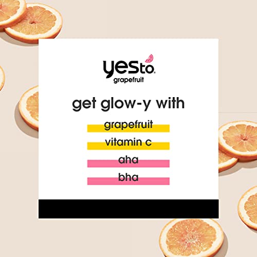 Yes To Grapefruit Daily Foaming Cleanser, Brightening Face Wash That Removes Make Up & Impurities Without Stripping Skin & Leaves You Glowing, With Vitamin C, Natural, Vegan & Cruelty Free, 5 Fl Oz #TOP3