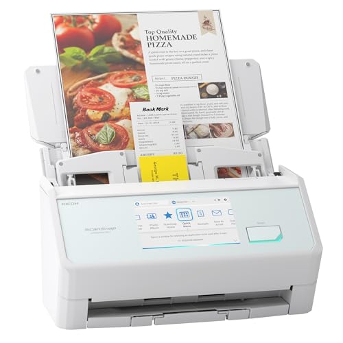 ScanSnap iX2500 Weiß – Ultraschneller Duplex-Scanner mit 45 S./Min., 100-Blatt-ADF, 600 DPI, 5″ Touchscreen, WLAN/Bluetooth/USB-Konnektivität – Bild 4