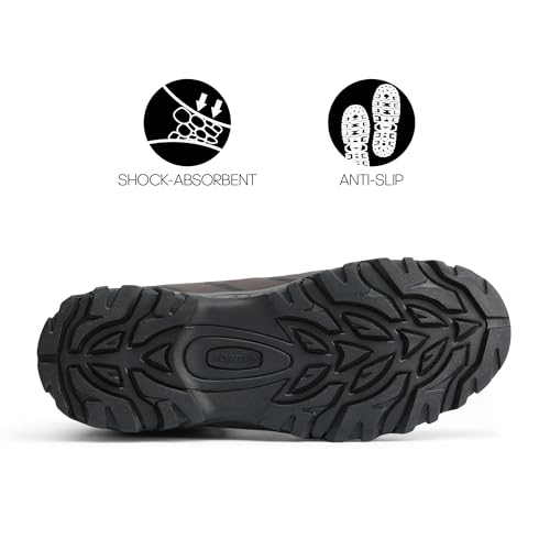 Image of NORTIV 8 Men's Low Top Waterproof Hiking Shoes Trekking Trails Outdoor Work Shoes