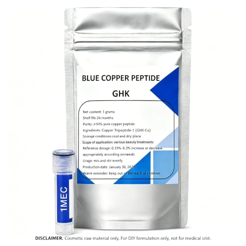 GHK-Cu Copper Peptide Powder Cosmetic Raw Material for Formulation Use 1g