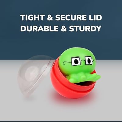 Capsule Vending Machine Translucent Round Capsules Empty 250 pcs 1.1 inch - Gumball Machine Capsules Bulk Party Favors Containers - Easter Basket Stuffers Gifts Pinata Stuffers DIY Craft Supplies