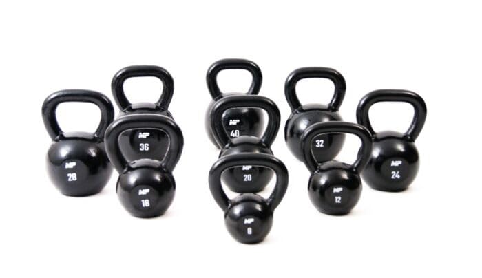 Muscle Power Kettlebell in ghisa - Nero - 24 kg