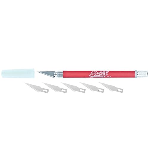 Soft Grip Hobby Knife, Excel Blades K18 with 5 #11