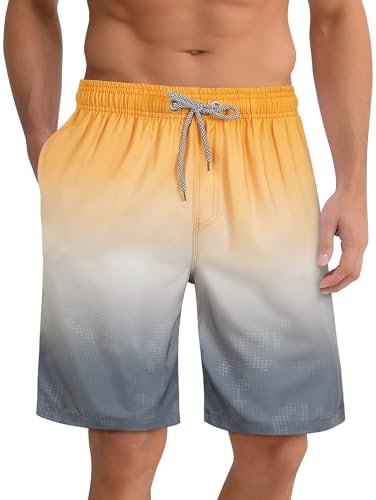 zeetoo Men's Swim Trunks Quick Dry 9