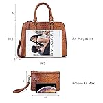Women-Handbag-Wallet-Tote-Bag-Shoulder-Bag-Hobo-Bag-Top-Handle-Satchel-Purse-Set-2pcs-w-3-Compartments
