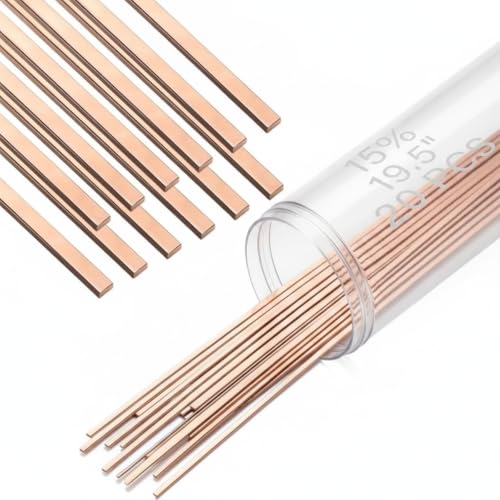 Therwen 20 Sticks Silver Brazing Rods Aws Bcup-5, 15% Silver