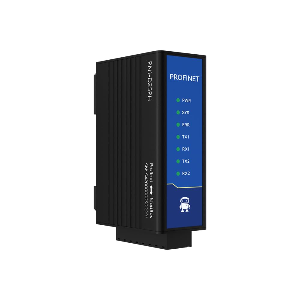 ProfiNet zu Modbus Gateway PN1-D25P 1/2 Netzwerk-Port TIA Portal STEP 7 Konfiguration RS485 RS422 Modbus Master und Slave (2 Netzwerk-Port)