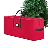 Lunaobrik Bolsa para árbol de Navidad | Decoración resistente al desgarro | Bolsa de almacenamiento robusta para árboles artificiales - Para viajes, cocina, dormitorio, universidad, garaje, mudanza