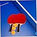 HONMEET 1set Table Tennis Racket Kit Comfortable Grip Paddles and for Beginners for Outdoor Exercise and Hand-Eye Coordination Development