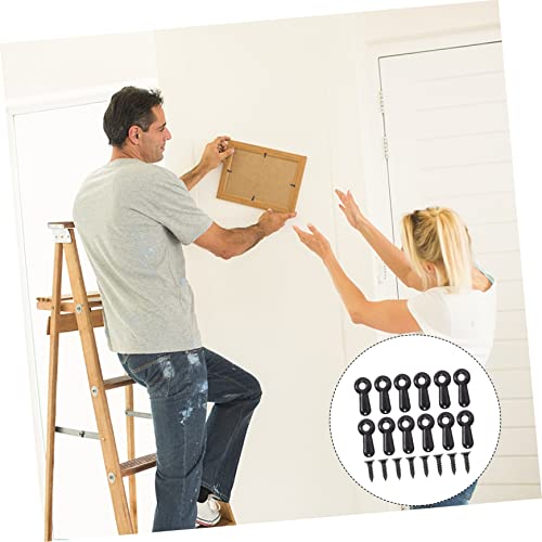 Image of 100pcs Picture Frame Fasteners Back Plate Clips for Hanging Photos Turn Buttons for Artwork Wall Frame Hardware Electroplated Finish