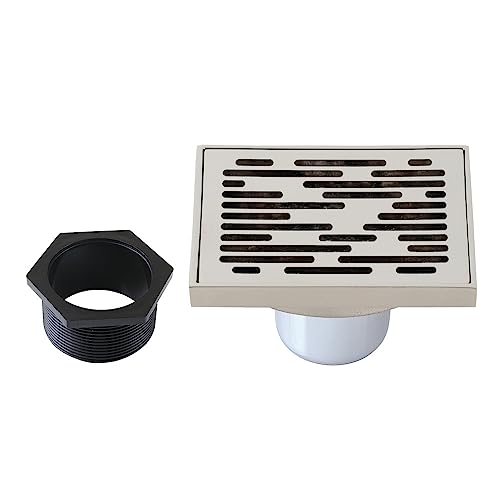 Bonde de douche carrée pour éviter les découpes de carrelage complexes