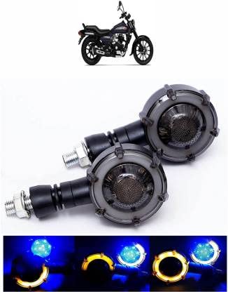 Vagary Front, Rear LED Indicator Light for Royal Enfield Universal For Bike (Yellow, Blue)-image-41