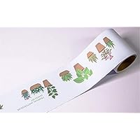 Bordi Adesivi Decorativi Per Pareti Dostear | Striscia Greca Foglie Verdi 10x1000cm - Foto 12