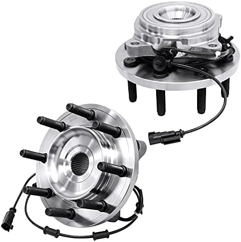 Detroit Axle - 4WD Front Left & Right Side Wheel Hub & Bearing Assemblies Replacement for Ram 2500 3500