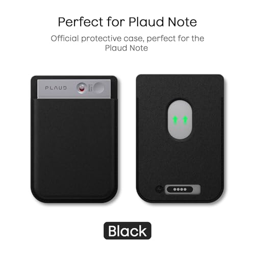 Plaud Note AI Voice Recorder with 2 Cases, with App Control, Transcribe & Summarize with AI Technology, 64GB Memory, Voice Recorder Carrying Case