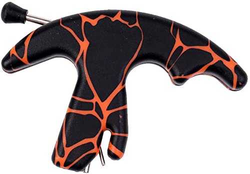 Archerest Bow Release Aid For Youth, Beginners - 3 Finger Thumb Trigger For Recurve Bow Compound Archery (Orange) #TOP3