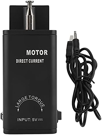 DC 5V BBQ Roast Rotisserie Grill Motor Roaster Barbecue Tool Accessories with USB Cable Black