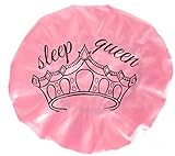 Silk Bonnet for Women, Shower cap, Satin Silk Bonnet, Comfortable Sleep Cap Bonnets for Women (pink)