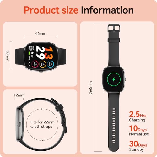 Vpstay ALW1 Fitness Tracker Watch With 24/7 Heart Rate Blood Oxygen Sleep Monitor, 1.69 Inch Hd 10 Day Battery Life Smart Watch, Step Calorie Counter Pedometer Activity Trackers Smartwatches thumb #7