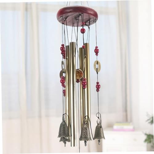 Campanas de viento para exteriores de bronce tradicional con diseño retro 7