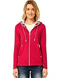 Cecil Damen B318302 Sweatjacke,hot red,XXL