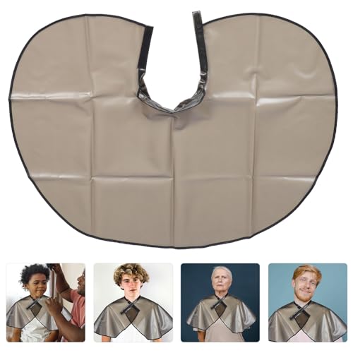 Capa impermeable para corte de cabello LIFKOME gris miniatura 7