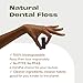 Natural Bamboo Charcoal Dental Floss Refills | Vegan, Eco-Friendly, Biodegradable, Candelilla Wax, PFAS & Plastic Free, Non-Toxic, Peppermint Essential Oil | Zero-Waste | Oral Care Set – 5x30M Spools