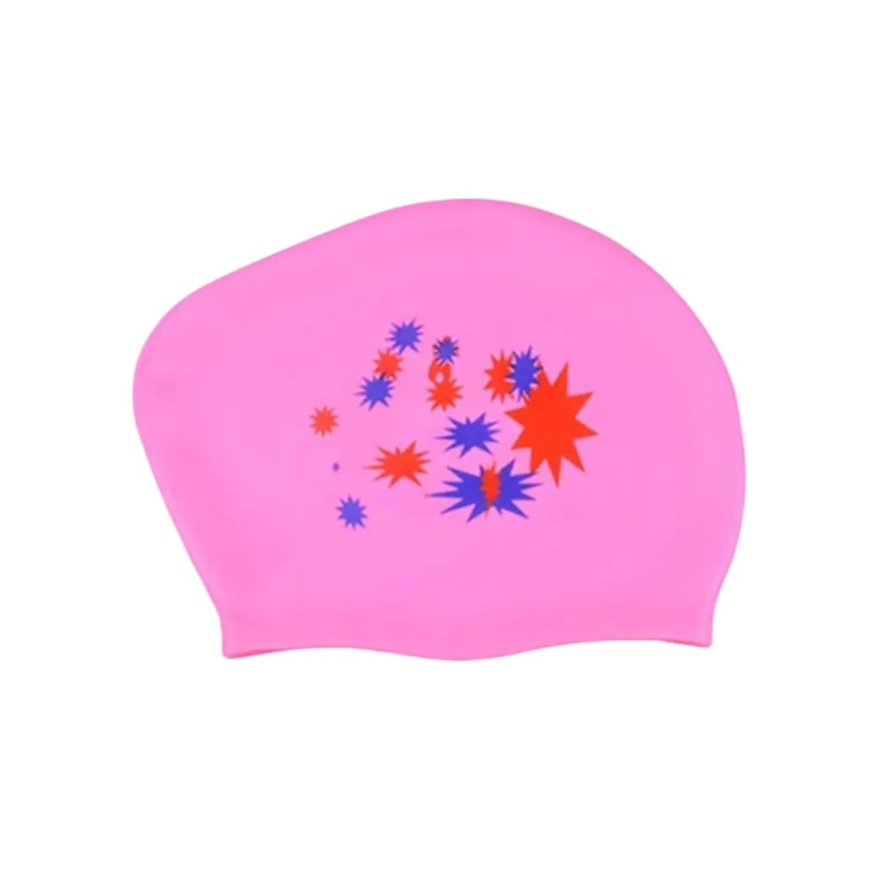 Cuffia da nuoto elastica for capelli lunghi di grandi dimensioni 2 pezzi. in silicone impermeabile donna Per Uomo/Donna