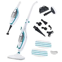 Zennox Multifunctional Steam Mop – Multi-Surface Steamer Cleaner for Hard Floors, Laminate, Wood, Carpets, Rugs, Surfaces, Worktops, Tiles & More – Chemical Free Cleaning with Upright or Handheld Mode