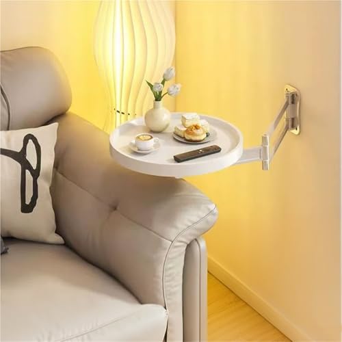 Bureau mural rabattable peu encombrant avec table de chevet design