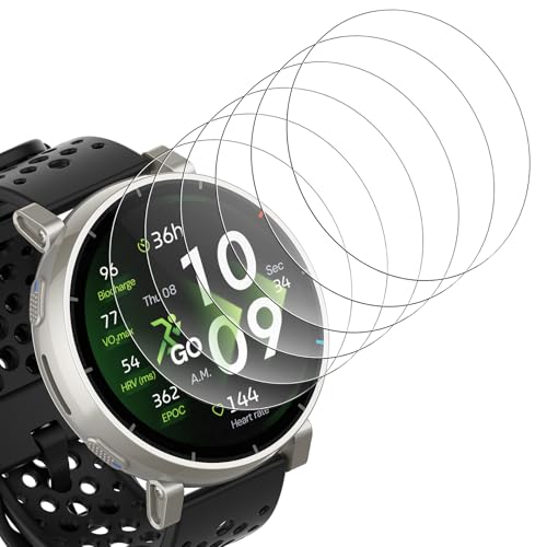 Bigqin Amazfit Active 3 Premium 45mm �Ή� �����K���X�t�B�����y6���Z�b�g�z9H�d�x �ϏՌ� �����x�^�b�` �����z�� �C�A�[�� �����ߗ� �ی�t�B����
