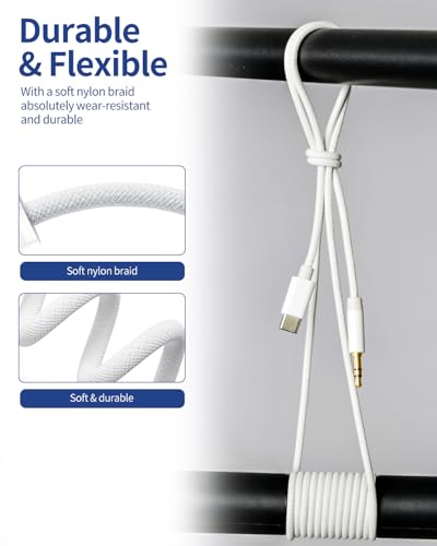 Câble type C vers casque stéréo de haute qualité, finition durable pour iPhone 15 - 7