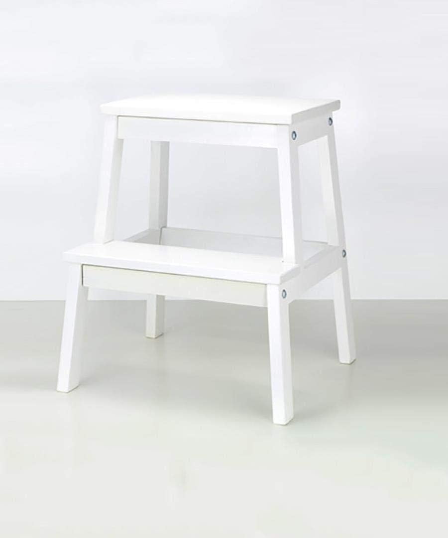 Step Stool Ladder Stool Wood Stairs Chair Ladder Chair Home Utility Step Ladder Stool Iibrary Ladders (Color : C)