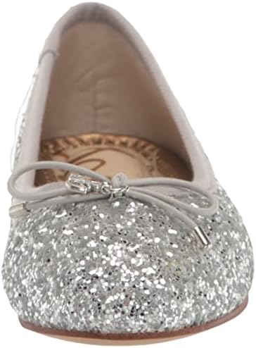 Sam Edelman Girls Felicia Kids Ballet Flat, Soft Silver, 4 Big | Image 1