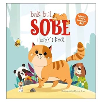 Hardcover Bak-Bul Sobe - Merakli Kedi [Turkish] Book