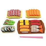 BEAHING Juegue el Sistema del Sushi de la Comida, Juguetes educativos plásticos del Juego de rol de la Cocina de los niños de la simulación
