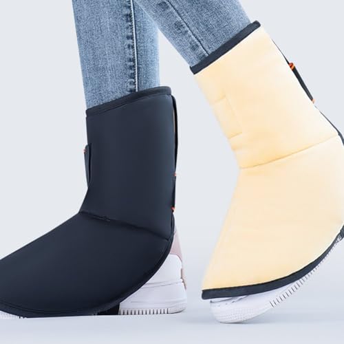 Cubrezapatos impermeables para ciclismo - cubre pies cálidos para invierno, esquí, senderismo, hombres y mujeres, caminar, escalar, ciclismo y mochila miniatura 2