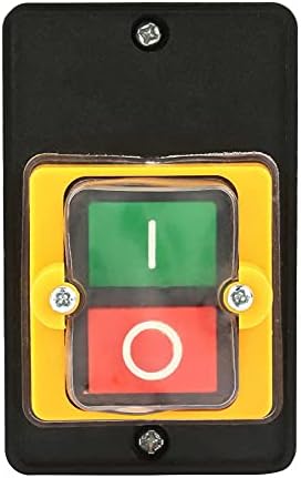 Switch AC220V/380V 10A Pushbutton Waterproof ON/Off Push Button Control Box Switches Electromagnetic
