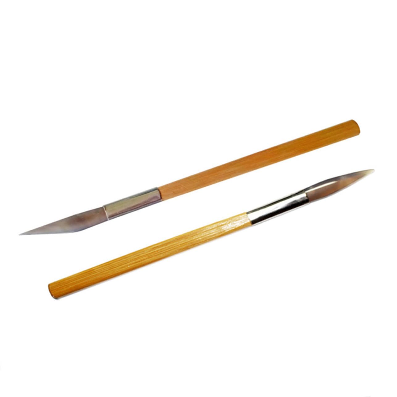 2pcs Agate Polishing Knife Handle Jewelry Making Tool for DIY Accessories