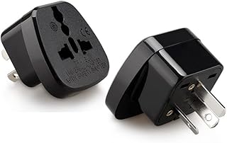 UK to Australia Adapter By aPlug. Pack of 2 - Works Throughout Australia and New Zealand - Super Reliable. UK To Australia Plug Adaptor. UK Australia Adapter