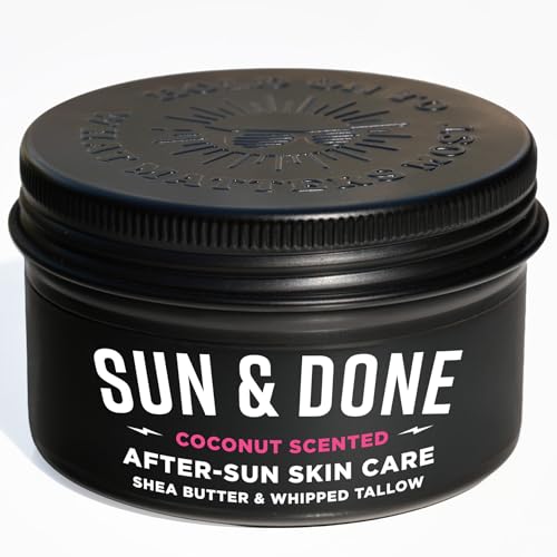 Pilotfish After Sun Body Butter Moisturizing Cream - Shea Butter & Whipped Tallow, Simple Ingredients, After Sun Lotion, Body Lotion, Coconut Oil, After Sun Care, After Sun Skin Care, 3.8oz