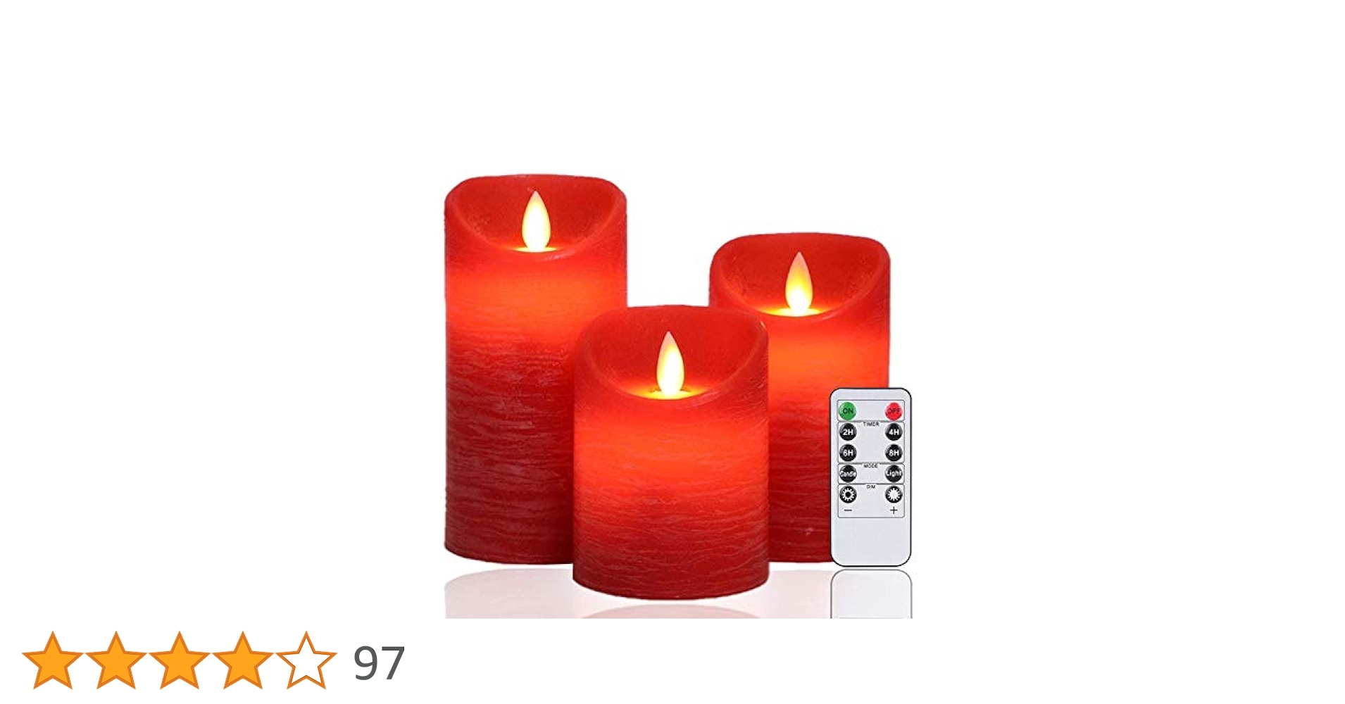 Luminara 電池式LEDキャンドル 3本セット 赤 ピンク Amazon.co.jp : SinRenn LEDキャンドルライト 3点セット