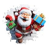 Arrangement festif polyvalent : conçus pour une décoration amusante, ces autocollants muraux de Noël permettent de les positionner sur les des espaces de vie et des chambres à coucher, garantissant une coordination sans effort d'un thème de vacances joyeux dans tout votre environnement domestique.