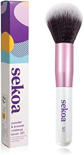 Amazon Brand - Sekoa Powder Makeup Brush, Bronzer Make up Brush, Professional Grade Highlight Blush Make-up Brush