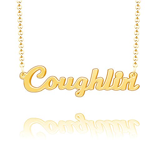 Infinite Memories Cosgrove Necklace Womens Customized Personalized 925 Script Couple Chains Dad