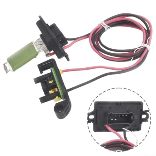 Honseadek Resistencia del motor del ventilador de CA para Clio III Kangoo KC0/1 Logan LS_ 7701209803, unidad de control de velocidad del ventilador del calentador, componente del sistema climático