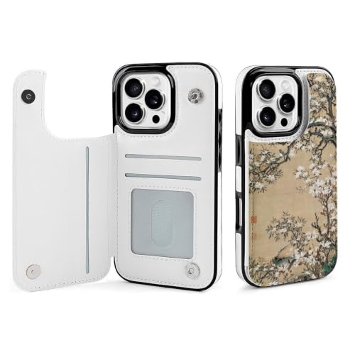 �ɓ���t �C���ڔ��} iPhone16Pro�p�P�[�X �蒠�^ �X�}�z�P�[�X �A�C�t�H��16�v���p�P�[�X Case �g�уJ�o�[ �S�ʕی� PU���U�[ �ϏՌ� ���u���@�\ �y�� [���s�A���i]