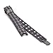 JEROOT Magnetic Bracelets for Men, Pure Titanium Bracelet (3500Gauss Per Magnet), Men's Bracelet Lymphatic Jewelry Gifts (Gray-2)